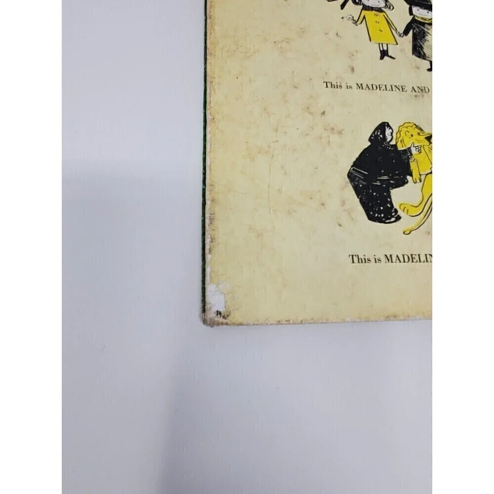 VINTAGE MADELINE HARDCOVER PICTURE BOOKS CHILDREN SET OF TWO MADELINE BAD HAT